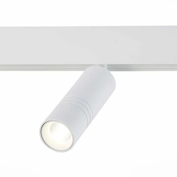 ST LUCE ST365.546.12 Магнитный трековый светильник белый LED 1*12W 4000K 1 020Lm Ra>80 36° IP20 L-xW44xH130