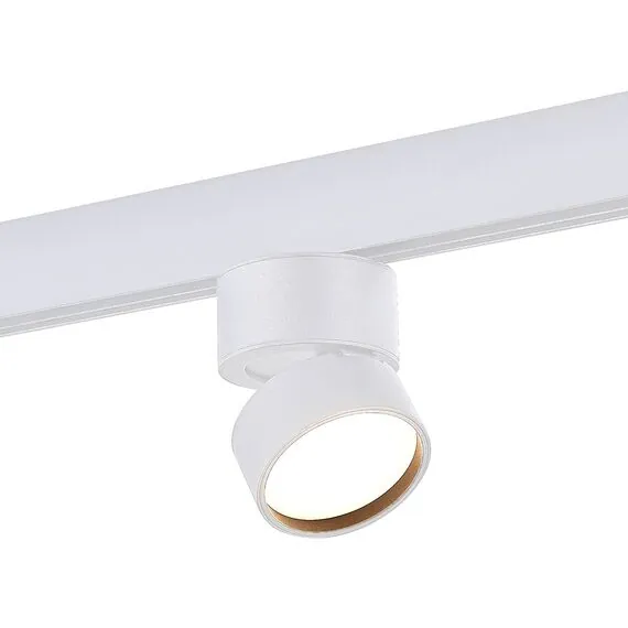 ST LUCE ST809.536.09 Магнитный трековый светильник Белый LED 1*9W 3000K 550Lm Ra>90 120° IP20 D85xH126 48V
