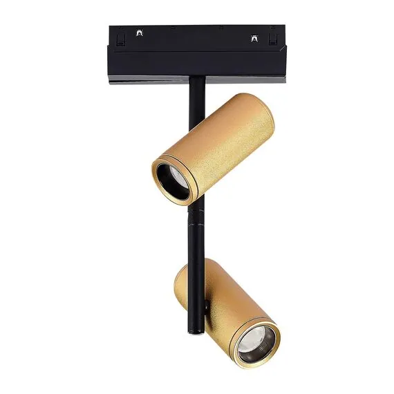 ST LUCE ST808.236.16 Магнитный трековый светильник Золотистый LED 1*16W 3000K 1 100Lm Ra>90 36° IP20 D45xH24, изображение 2