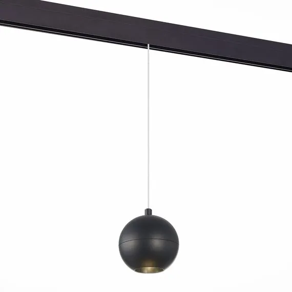 ST LUCE ST354.433.12 Магнитный трековый светильник подвесной Черный LED 1*12W 3000K 750Lm Ra>80 36° IP20 D10, изображение 2