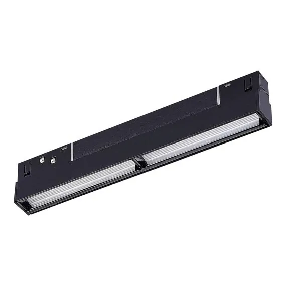 ST LUCE ST804.436.12 Магнитный трековый светильник Черный LED 1*12W 3000K 700Lm Ra>90 120° IP20 L220xW22xH46, изображение 3