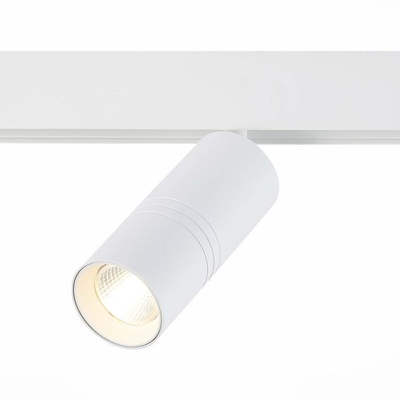ST LUCE ST365.536.18 Магнитный трековый светильник белый LED 1*18W 3000K 1 530Lm Ra>80 36° IP20 L-xW60xH148
