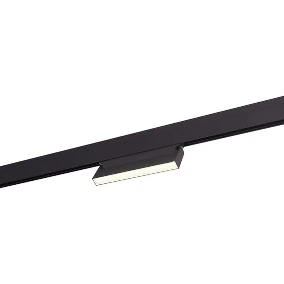 ST LUCE ST363.436.12 Магнитный трековый светильник Черный LED 1*12W 3000K 720Lm Ra>90 120 IP20 L219xW22xH108, изображение 2