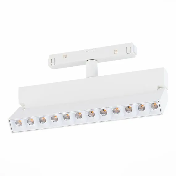 ST LUCE ST362.546.12 Магнитный трековый светильник белый LED 1*12W 4000K 1 009Lm Ra>80 36° IP20 L219xW22xH13, изображение 2