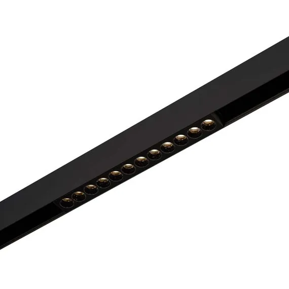 ST LUCE ST806.446.12 Магнитный трековый светильник Черный LED 1*12W 4000K 550Lm Ra>90 36° IP20 L220xW22xH44