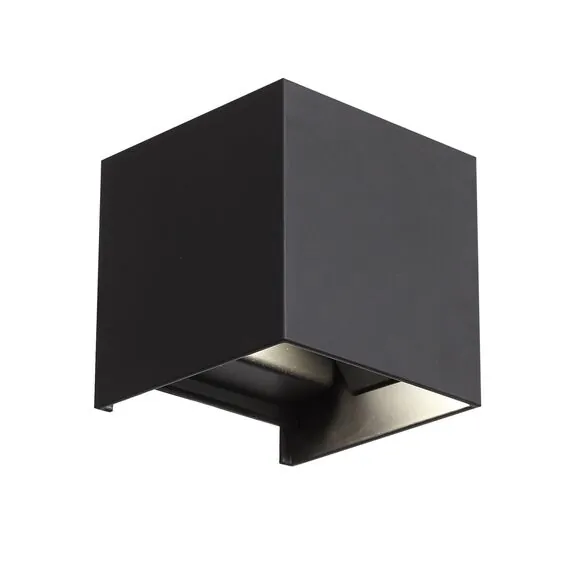 ST LUCE SL560.401.02 Светильник уличный настенный ST-Luce Черный/Черный LED 2*3W 4000K