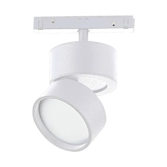 ST LUCE ST809.536.09 Магнитный трековый светильник Белый LED 1*9W 3000K 550Lm Ra>90 120° IP20 D85xH126 48V, изображение 2