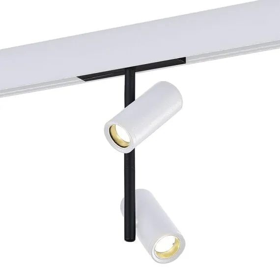 ST LUCE ST808.536.16 Магнитный трековый светильник Белый LED 1*16W 3000K 1 100Lm Ra>90 36° IP20 D45xH240 48V, изображение 2