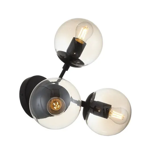 ST LUCE SL549.411.03 Бра ST-Luce Черный/Янтарный E27 3*40W, изображение 3