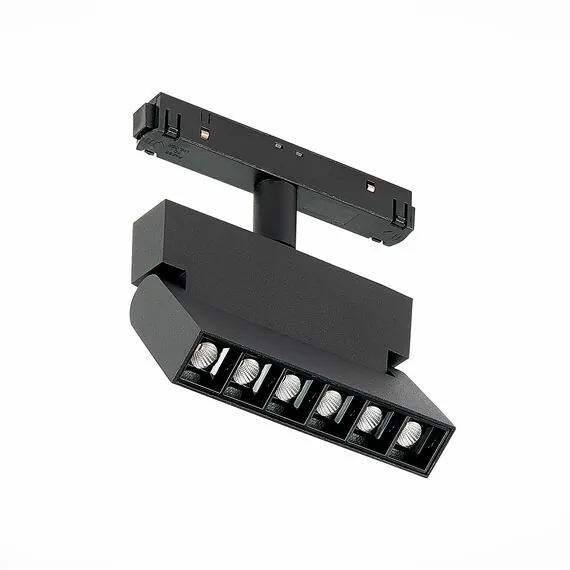 ST LUCE ST362.436.06 Магнитный трековый светильник Черный LED 1*6W 3000K 532Lm Ra>80 36° IP20 L120xW22xH134, изображение 4