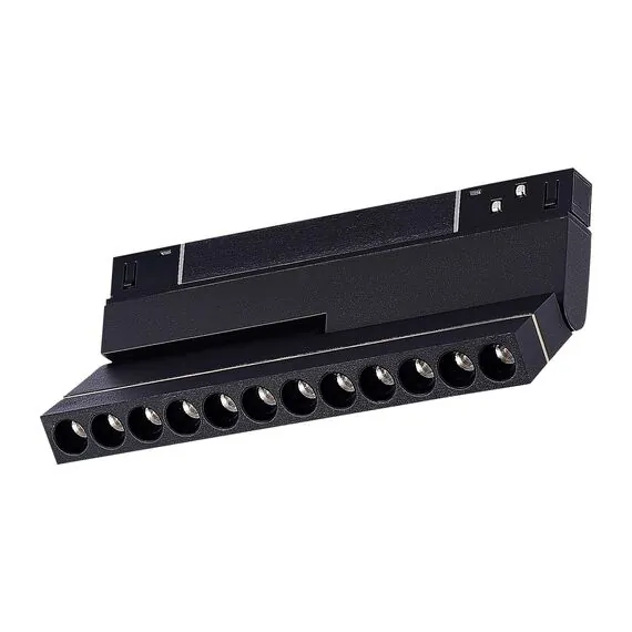 ST LUCE ST805.446.12 Магнитный трековый светильник Черный LED 1*12W 4000K 450Lm Ra>90 36° IP20 L220xW22xH117, изображение 3