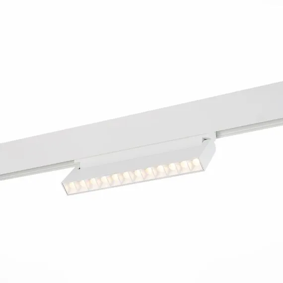 ST LUCE ST364.536.12 Магнитный трековый светильник белый LED 1*12W 3000K 1 009Lm Ra>80 36° IP20 L219xW22xH10, изображение 2