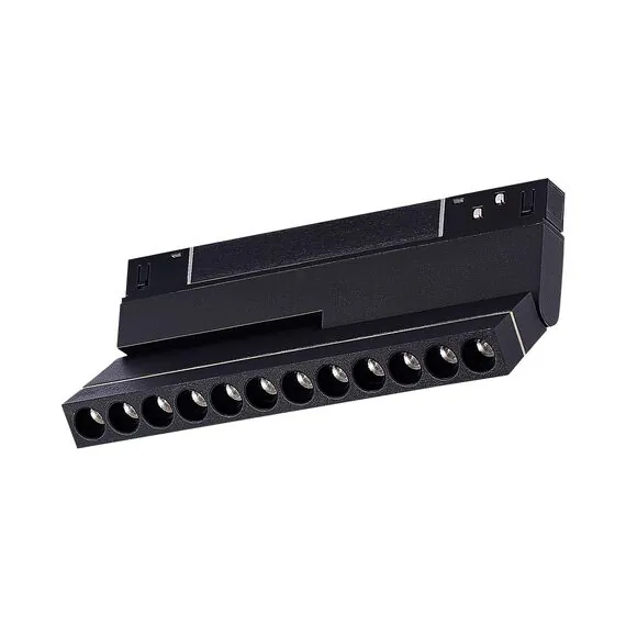 ST LUCE ST805.436.12 Магнитный трековый светильник Черный LED 1*12W 3000K 450Lm Ra>90 36° IP20 L220xW22xH117, изображение 2