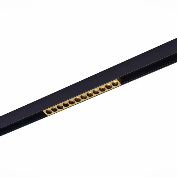 ST LUCE ST806.236.12 Магнитный трековый светильник Золотистый LED 1*12W 3000K 450Lm Ra>90 36° IP20 L220xW22x