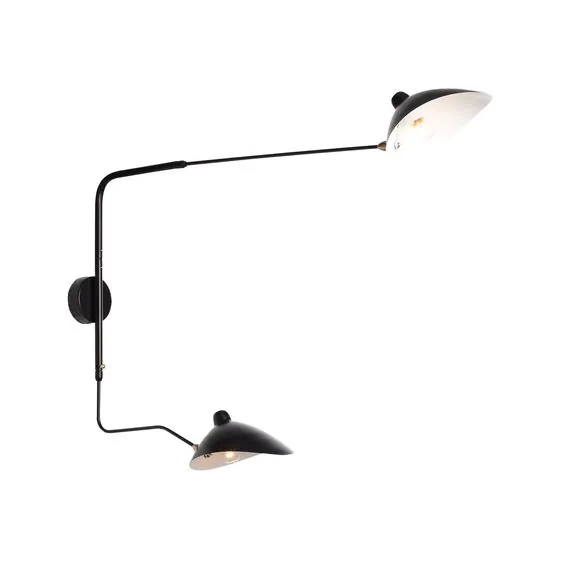 ST LUCE SL305.401.02 Светильник настенный ST-Luce Черный/Черный, Белый E27 2*60W
