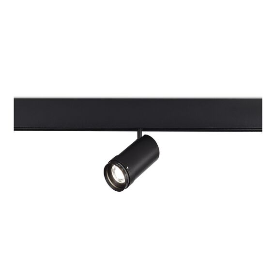 ST LUCE ST357.446.12 Магнитный трековый светильник ZOOM Черный LED 1*12W 4000K Lm Ra90 10-55° IP20 D50xH160