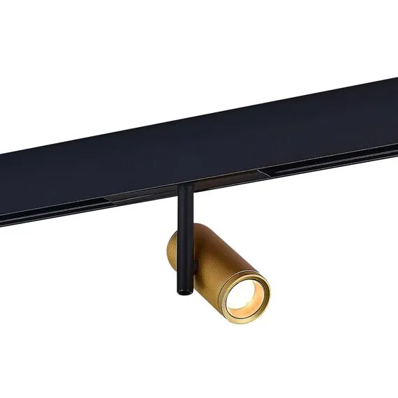 ST LUCE ST808.236.08 Магнитный трековый светильник Золотистый LED 1*8W 3000K 550Lm Ra>90 36° IP20 D42xH135 4