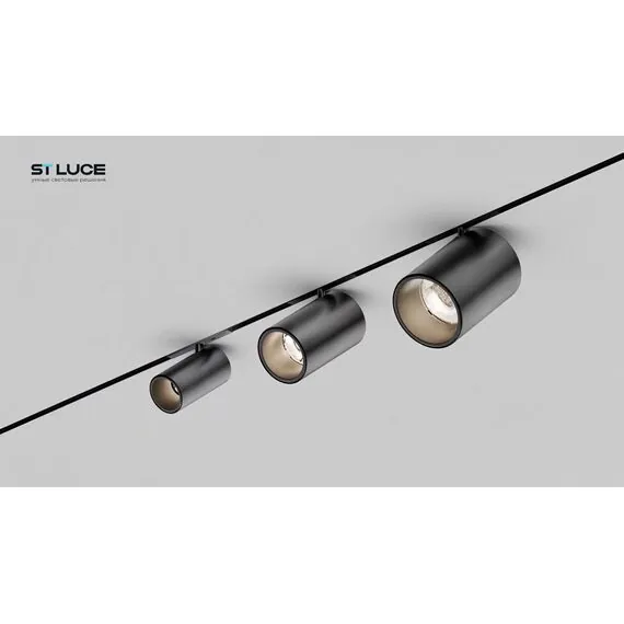 ST LUCE ST671.436.05 Магнитный трековый светильник Черный LED 1*5W 3000K 340Lm Ra>90 36° IP20 D35xH58 24V, изображение 9