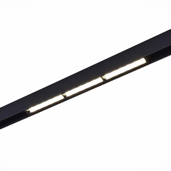 ST LUCE ST804.446.18 Магнитный трековый светильник Черный LED 1*18W 4000K 1 100Lm Ra>90 120° IP20 L330xW22xH