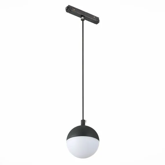 ST LUCE ST358.433.07 Магнитный трековый светильник подвесной Черный LED 1*7W 3000K 520Lm Ra>80 120° IP20 D90, изображение 3