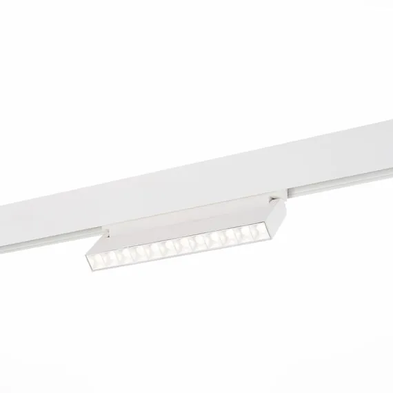 ST LUCE ST364.546.12 Магнитный трековый светильник белый LED 1*12W 4000K 1 009Lm Ra>80 36° IP20 L219xW22xH10, изображение 2