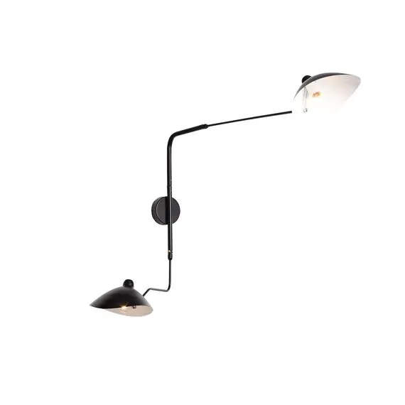 ST LUCE SL305.401.02 Светильник настенный ST-Luce Черный/Черный, Белый E27 2*60W, изображение 6