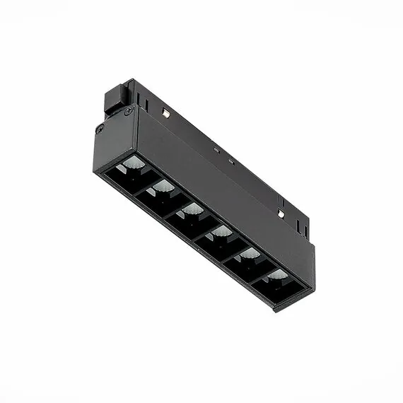ST LUCE ST361.446.06 Магнитный трековый светильник Черный LED 1*6W 4000K 532Lm Ra>90 36° IP20 L115xW22xH44 4, изображение 3