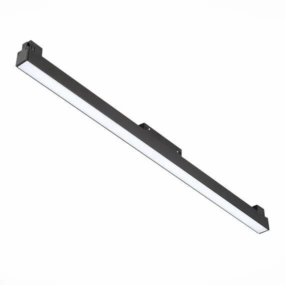 ST LUCE ST360.436.20 Магнитный трековый светильник Черный LED 1*20W 3000K 1 300Lm Ra>90 120 IP20 L606xW22xH4, изображение 3