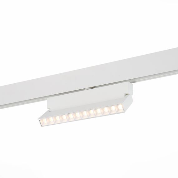 ST LUCE ST362.536.12 Магнитный трековый светильник белый LED 1*12W 3000K 1 009Lm Ra>80 36° IP20 L219xW22xH13, изображение 2