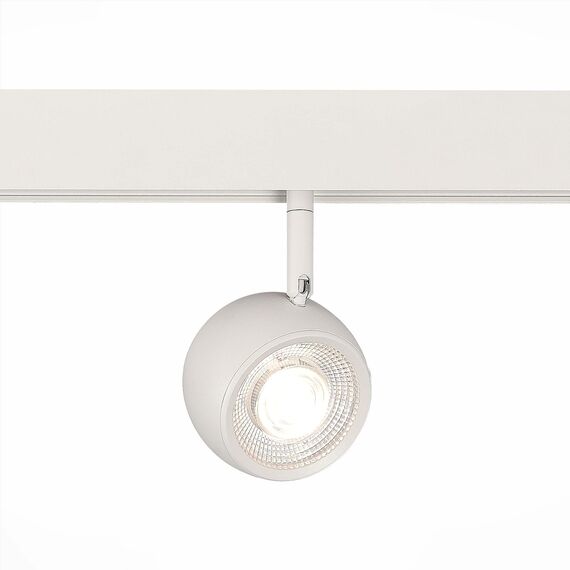 ST LUCE ST355.546.10 Магнитный трековый светильник Белый LED 1*10W 4000K 470Lm Ra>80 36° IP20 L120xW50xH176