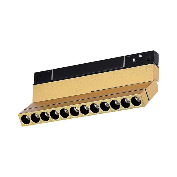 ST LUCE ST805.236.12 Магнитный трековый светильник Золотистый LED 1*12W 3000K 450Lm Ra>90 36° IP20 L220xW22x, изображение 2