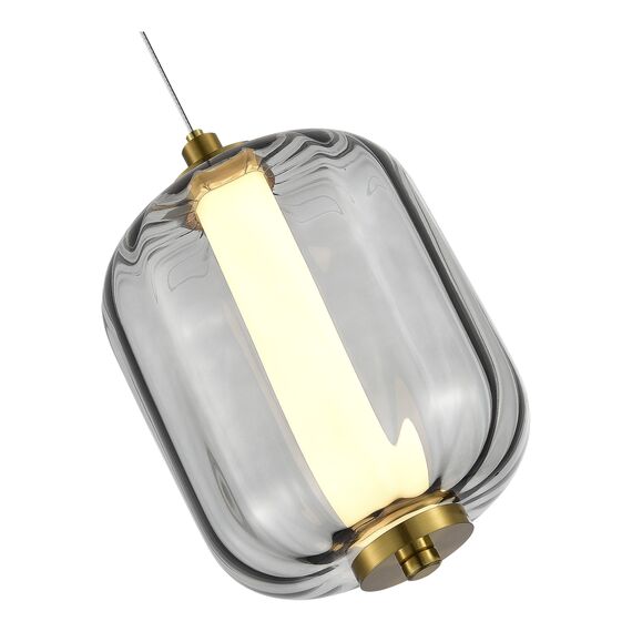 ST LUCE SL1193.313.01 Подвес ST-Luce Латунь/Дымчатый LED 1*10,8W 3000K, изображение 2