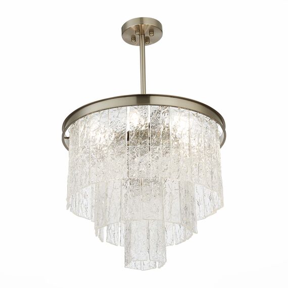 ST LUCE SL1230.102.06 Люстра потолочная ST-Luce Никель/Прозрачный E14 6*60W, изображение 2