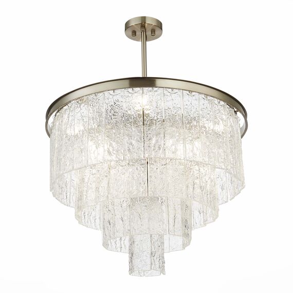 ST LUCE SL1230.102.08 Люстра потолочная ST-Luce Никель/Прозрачный E14 8*60W, изображение 3
