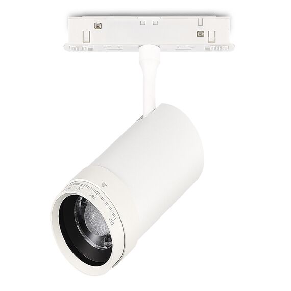 ST LUCE ST357.536.12 Магнитный трековый светильник ZOOM Белый LED 1*12W 3000K Lm Ra90 10-55° IP20 D50xH160 4, изображение 2