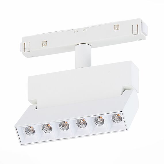 ST LUCE ST362.546.06 Магнитный трековый светильник белый LED 1*6W 4000K 532Lm Ra>80 36° IP20 L120xW22xH134 4, изображение 3