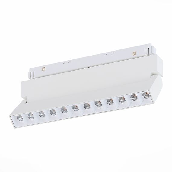 ST LUCE ST364.536.12 Магнитный трековый светильник белый LED 1*12W 3000K 1 009Lm Ra>80 36° IP20 L219xW22xH10, изображение 3