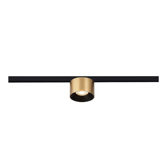 ST LUCE ST669.336.05 Магнитный трековый светильник Латунь LED 1*5W 3000K 350Lm Ra>90 36° IP20 D60xH38 24V