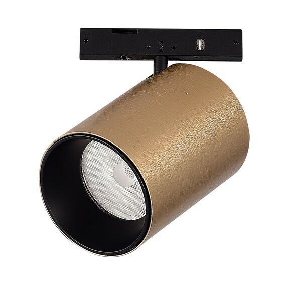 ST LUCE ST671.336.09 Магнитный трековый светильник Латунь LED 1*9W 3000K 500Lm Ra>90 36° IP20 D45xH63 24V, изображение 7