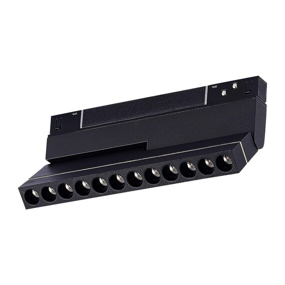 ST LUCE ST805.446.12 Магнитный трековый светильник Черный LED 1*12W 4000K 450Lm Ra>90 36° IP20 L220xW22xH117, изображение 2