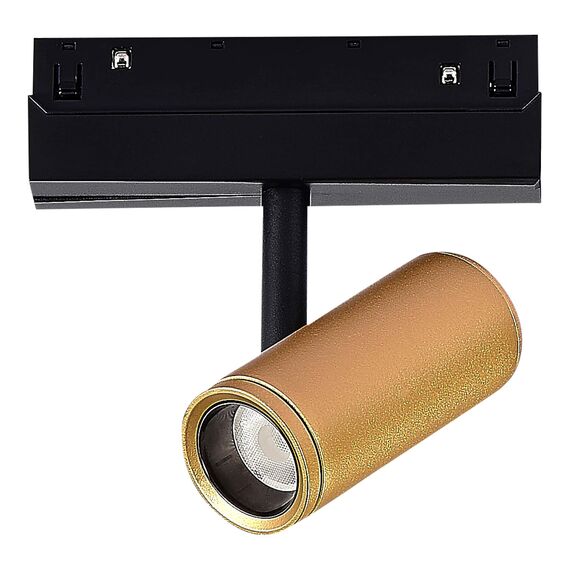ST LUCE ST808.246.08 Магнитный трековый светильник Золотистый LED 1*8W 4000K 650Lm Ra>90 36° IP20 D42xH135 4, изображение 2