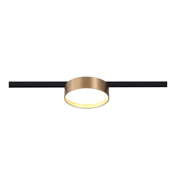 ST LUCE ST670.336.12 Магнитный трековый светильник Латунь LED 1*12W 3000K 500Lm Ra>80 100° IP20 D113xH34 24V