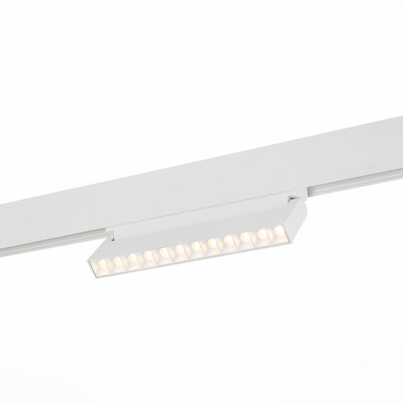 ST LUCE ST364.536.12 Магнитный трековый светильник белый LED 1*12W 3000K 1 009Lm Ra>80 36° IP20 L219xW22xH10, изображение 2