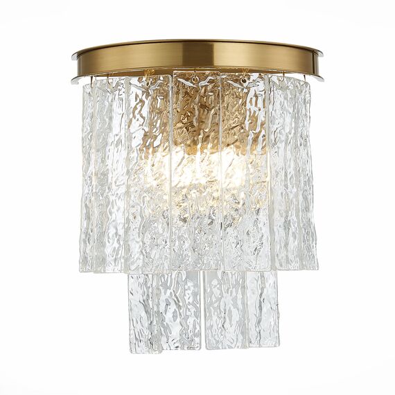 ST LUCE SL1230.301.02 Бра ST-Luce Латунь/Прозрачный E14 2*60W