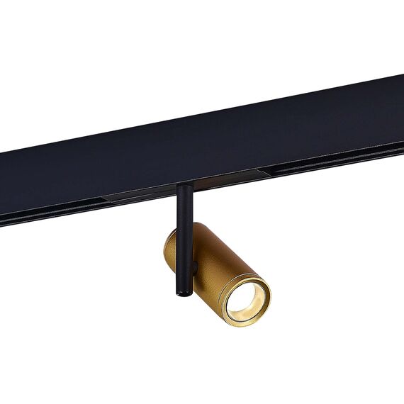 ST LUCE ST808.246.08 Магнитный трековый светильник Золотистый LED 1*8W 4000K 650Lm Ra>90 36° IP20 D42xH135 4