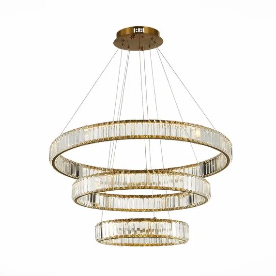 ST LUCE SL1622.303.03 Люстра подвесная ST-Luce Латунь/Прозрачный LED 1*122W 4000K
