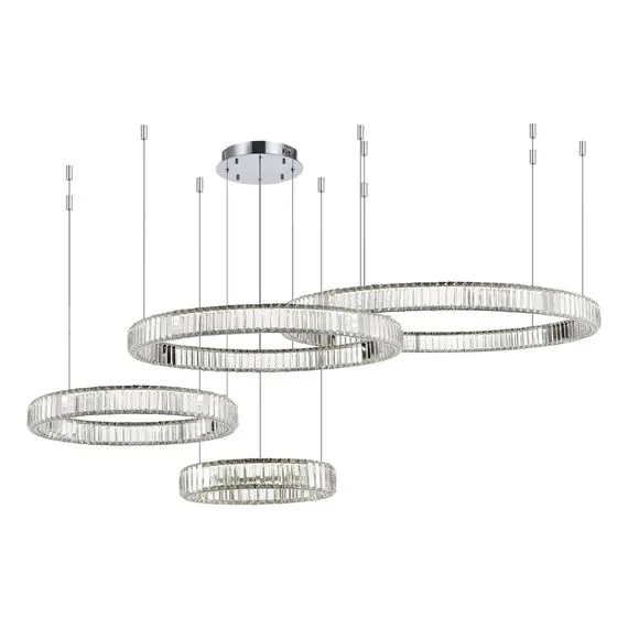 ST LUCE SL1622.103.04 Люстра подвесная ST-Luce Хром/Прозрачный LED 1*190W 4000K
