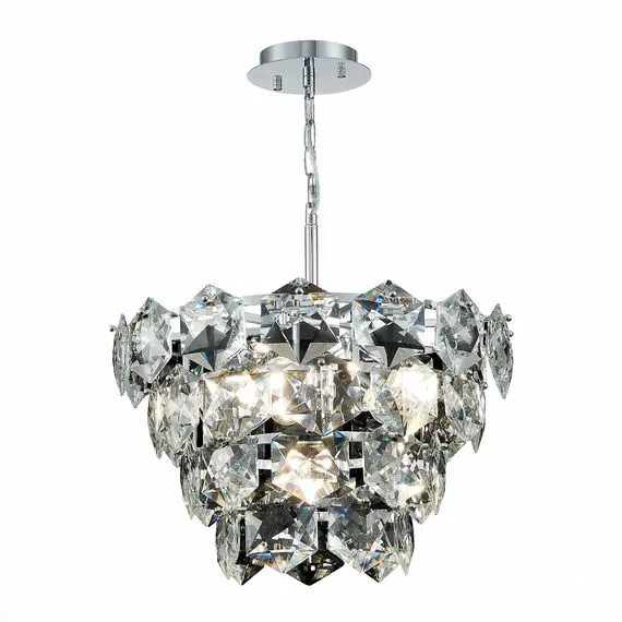 ST LUCE SL1631.103.06 Люстра подвесная ST-Luce Хром/Прозрачный E14 6*40W, изображение 2