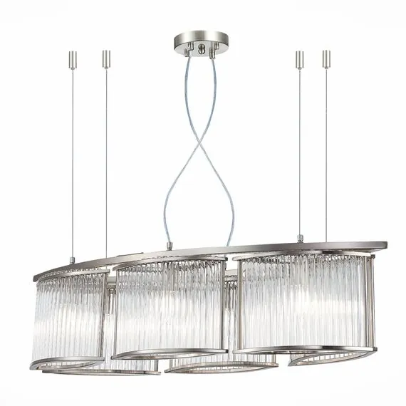 ST LUCE SL1627.103.06 Люстра подвесная ST-Luce Хром/Прозрачный E14 6*40W