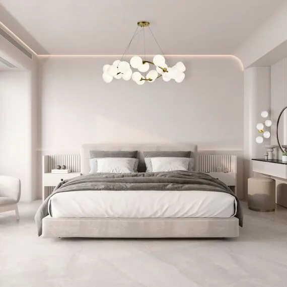ST LUCE SL1519.303.16 Светильник подвесной ST-Luce Латунь/Белый G9 16*5W 4000K, изображение 11
